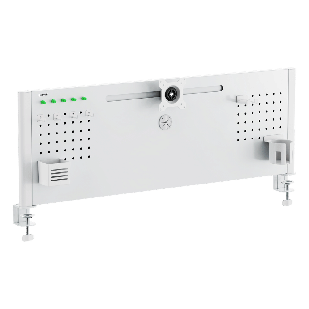 แผงจัดระเบียบตั้งโต๊ะ LUNIO ERGO รุ่น CYGRID DESK PEGBOARD WHITE